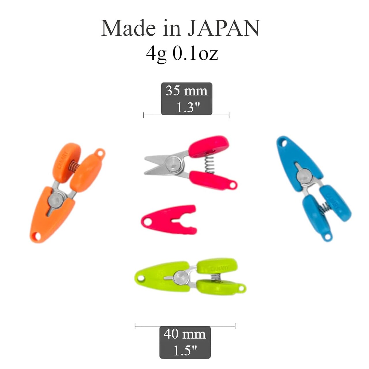 Tiny Scissors With Cover 1.3" Extra Mini Small Scissors, Razor Sharp Japanese Stainless Steel Blade, Keychain Scissors for Sewing, Office, Travel, Spring Loaded Blunt Tips, Made in JAPAN, Blue
